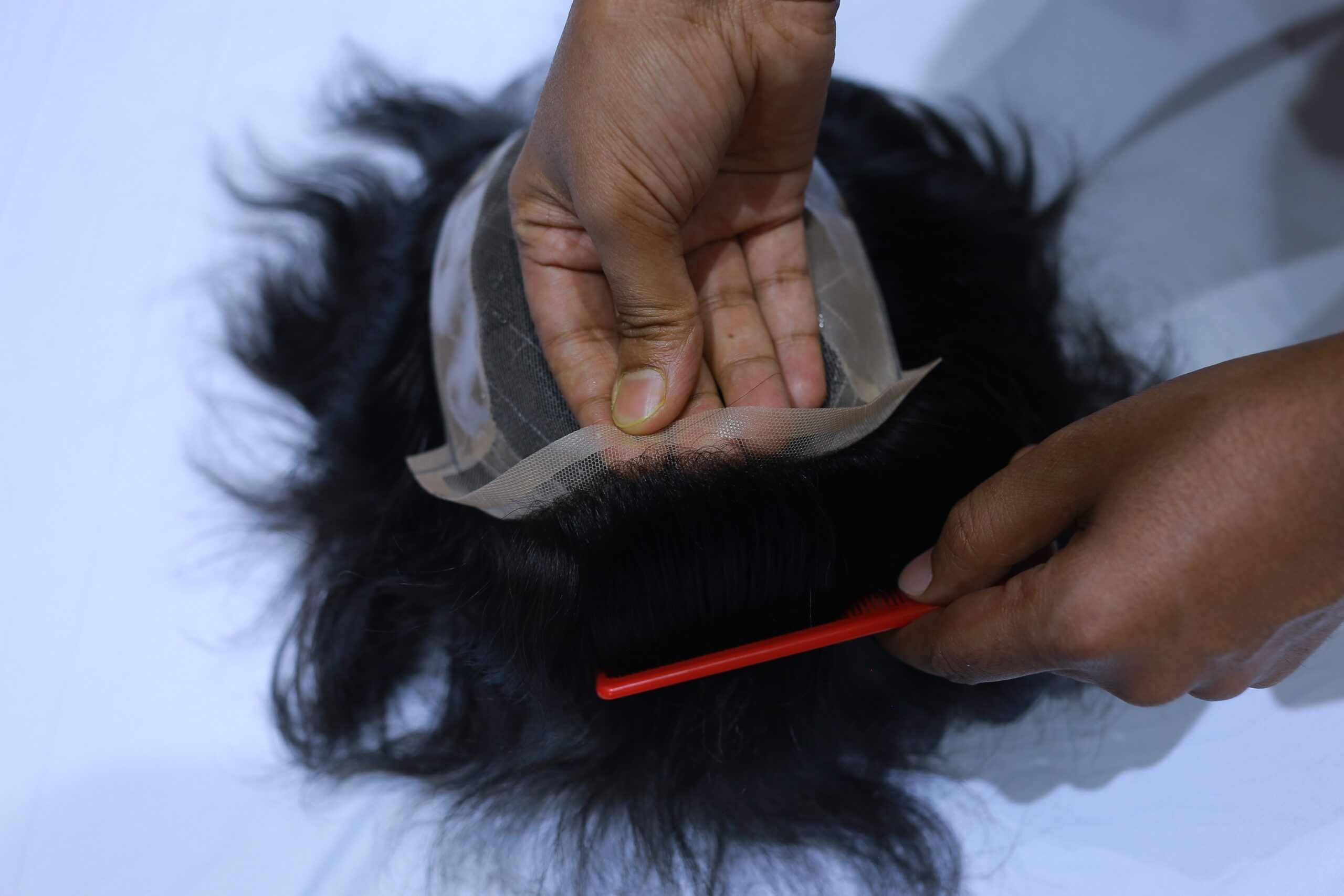 Golden Octagon – Frontless Hair Patch With Natural Finish - Image 3